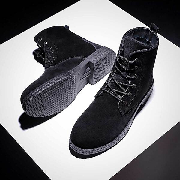 

Men Lace-up Front Combat Boots