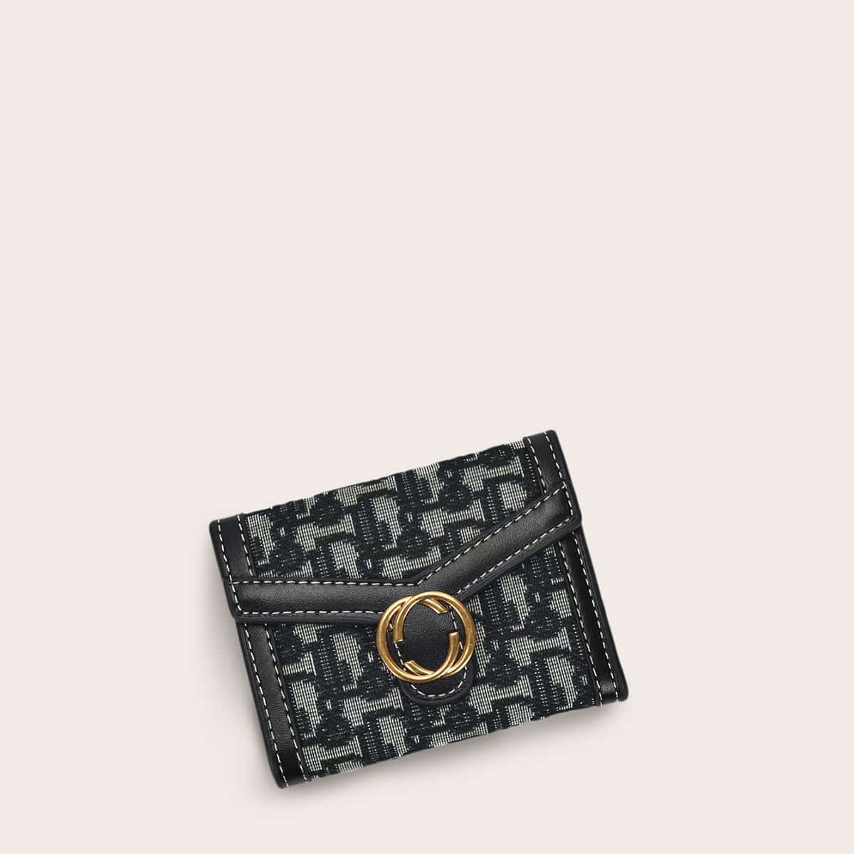 

Graphic Metal Decor Purse, Multicolor