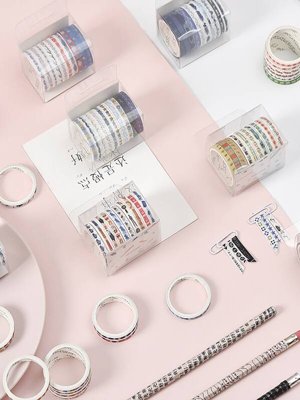 

10rolls Simple Slim Masking Tape