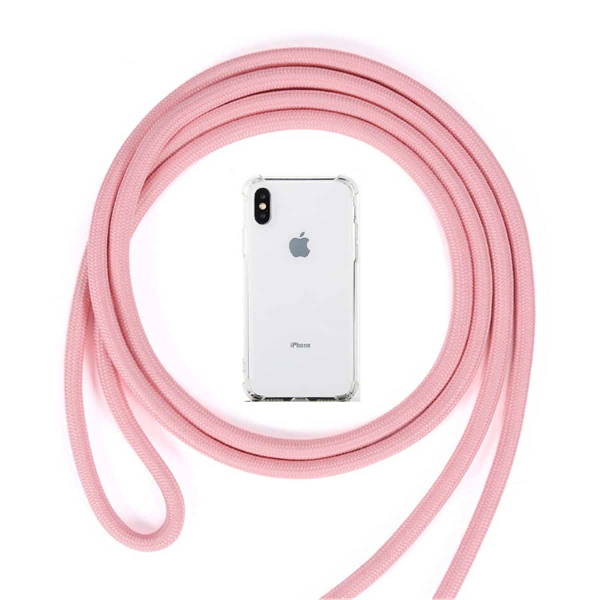

Transparent iPhone Case With Adjustable Rope Lanyard