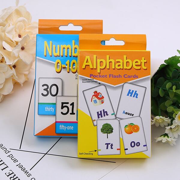 

52sheets Number & Alphabet Pocket Flash Card