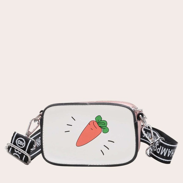 

Girls Carrot Graphic Crossbody Bag