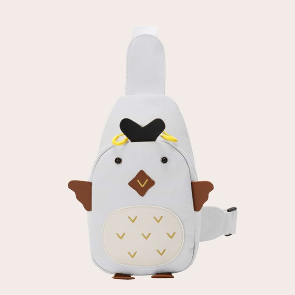 

Kids Animal Design Canvas Sling Bag