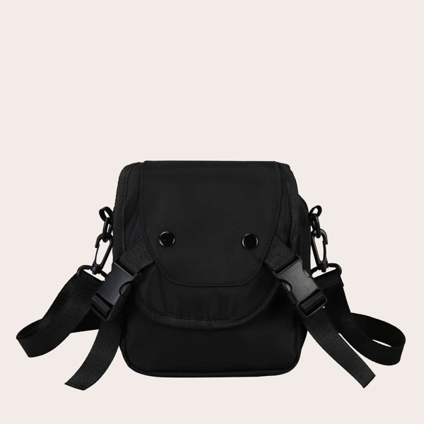 

Kids Release Buckle Decor Crossbody Bag