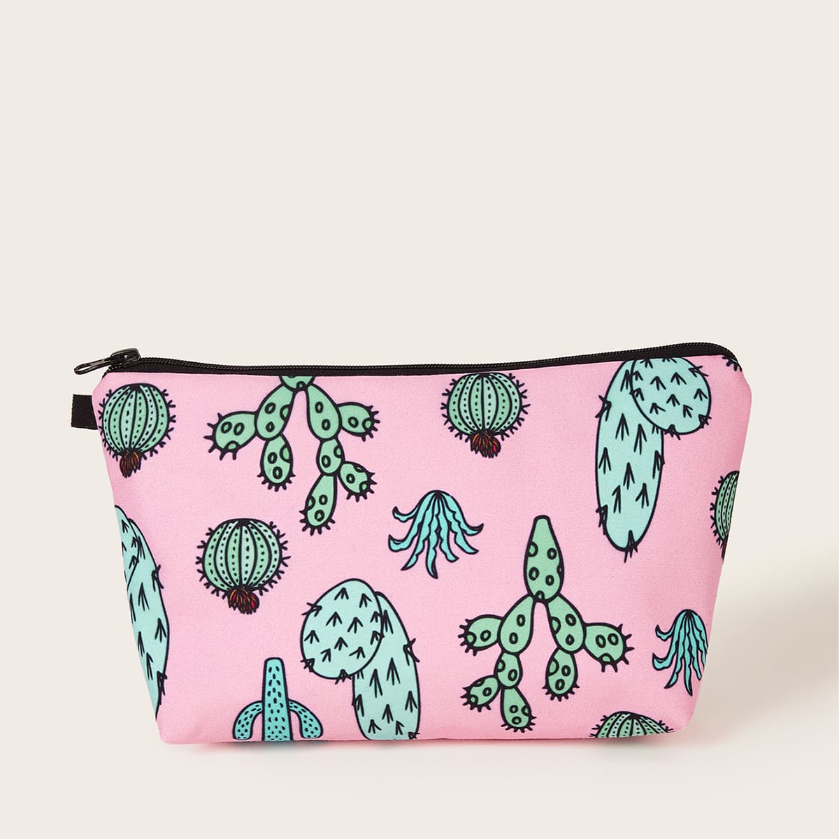 

Cactus Pattern Makeup Bag, Multicolor