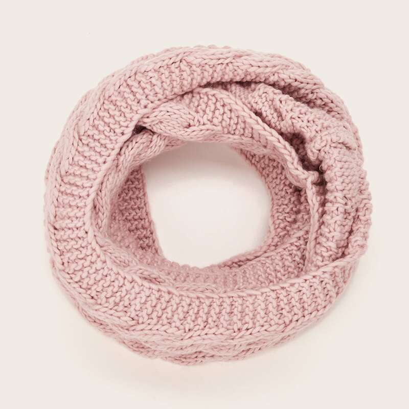 

Solid Ring Scarf, Pink pastel