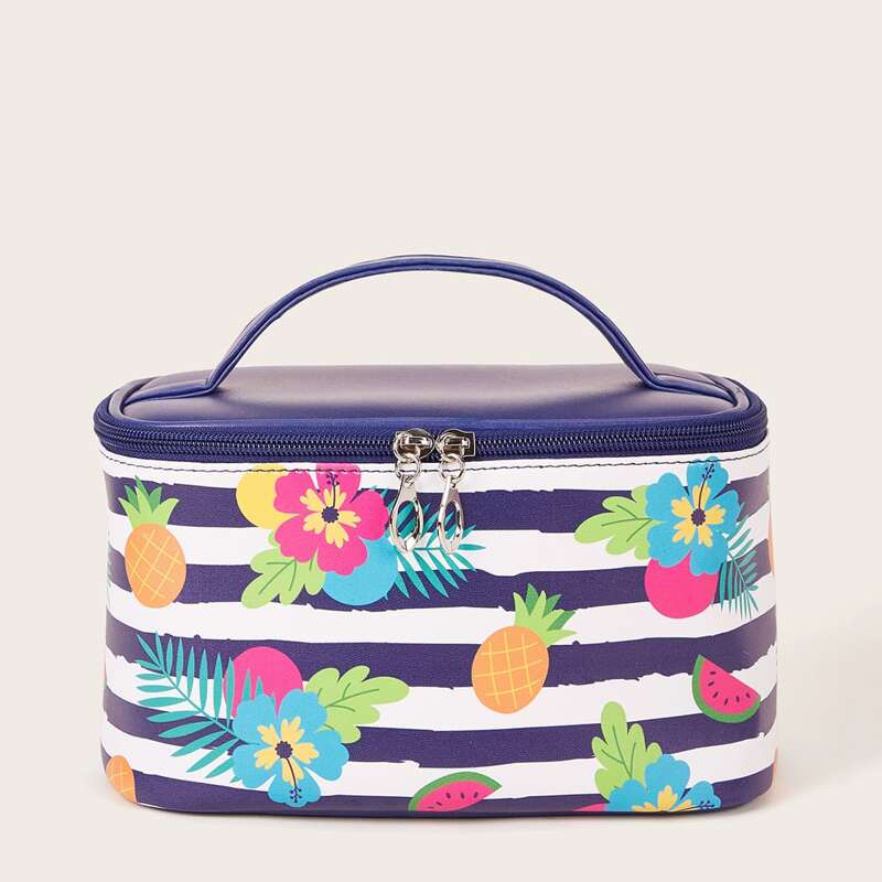 

Fruit Pattern Makeup Bag, Multicolor