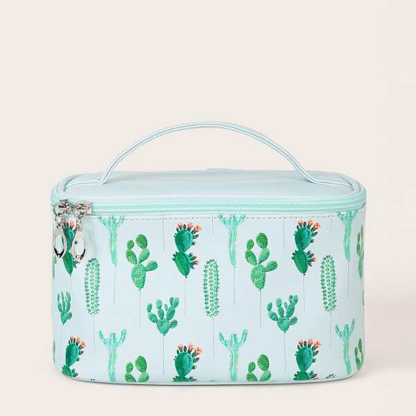 

Cactus Pattern Makeup Bag, Multicolor