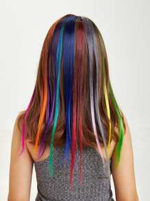 Colorful Hair Tinsel 10pcs - Multicolor - View 1