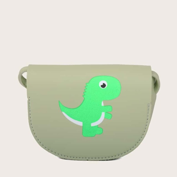 

Girls Dinosaur Graphic Saddle Bag