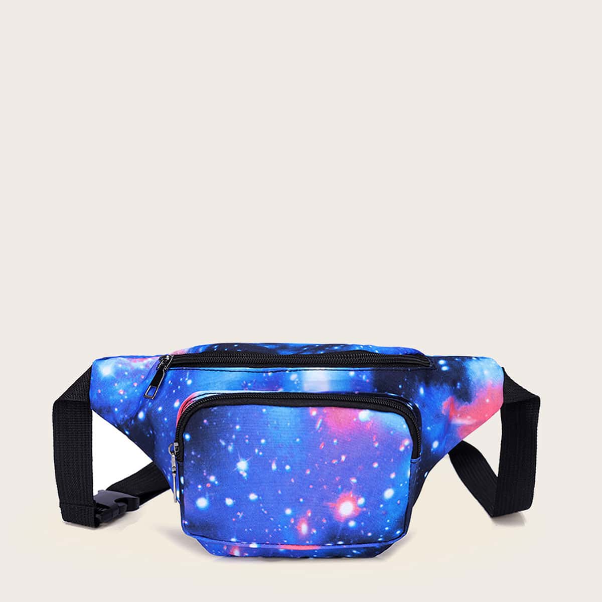 

Galaxy Graphic Fanny Pack, Blue