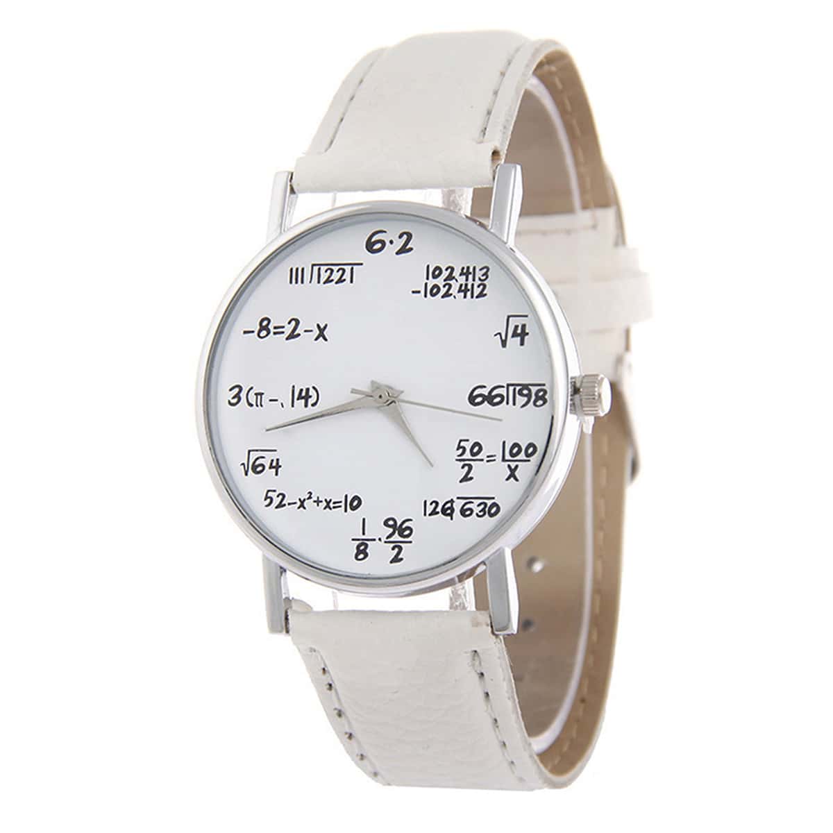 

PU Strap Formula Print Dial Quartz Watch