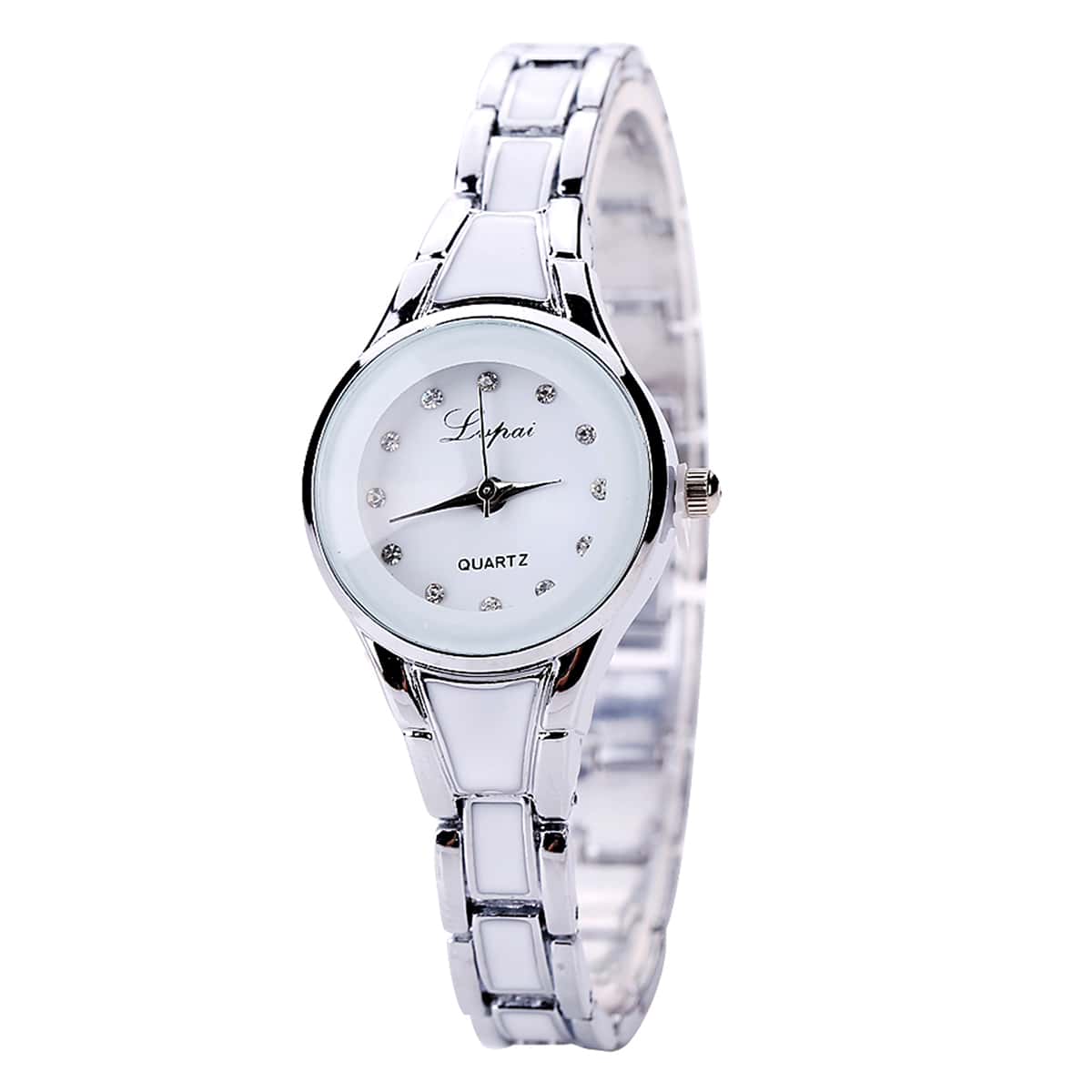 

Rhinestone Scale Dial Pointer Quartz Watch