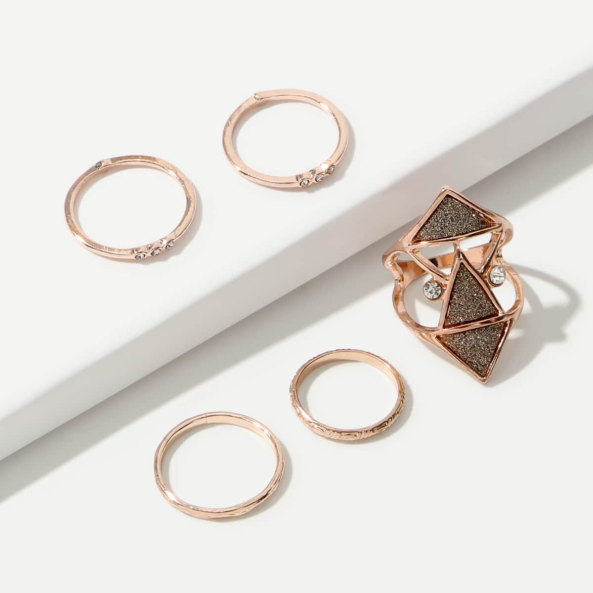 

5pcs Ring Pack, Gold