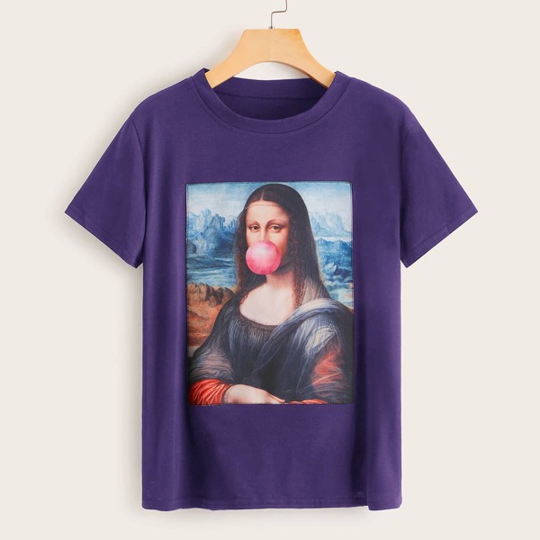 

Figure Graphic Short Sleeve Tee, Purple