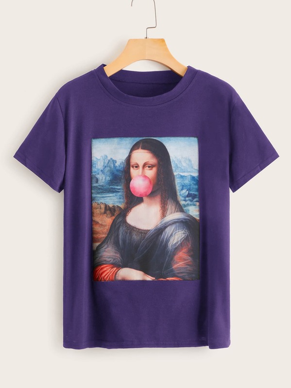 

Figure Graphic Short Sleeve Tee, Purple
