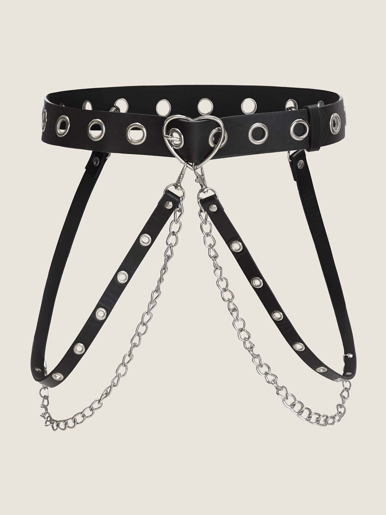 eyelet buckle belt