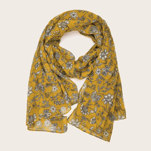 

Ditsy Floral Pattern Scarf, Multicolor