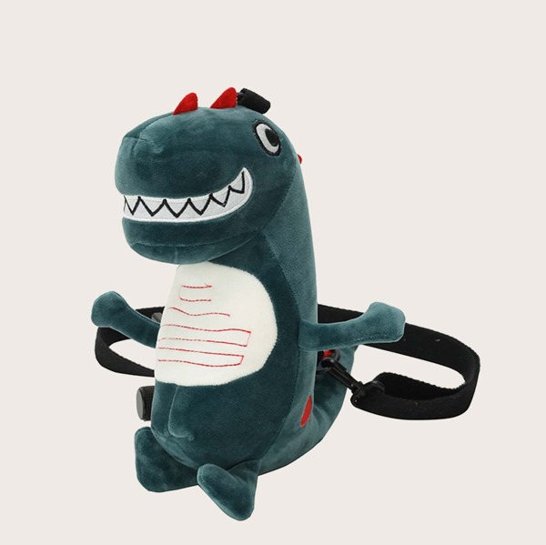 

Kids Dinosaur Shape Adjustable Strap Bag, Green