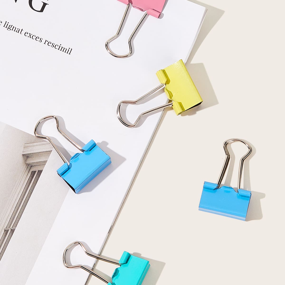 

40pcs Colorful Metal Binder Clip