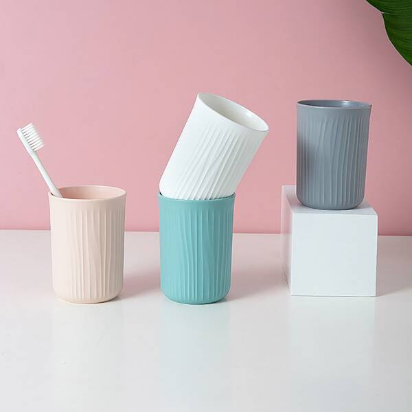 

1pc Solid Toothbrush Cup, Multicolor