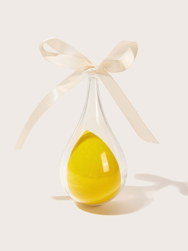 

Waterdrop Design Sponge With Case, Yellow