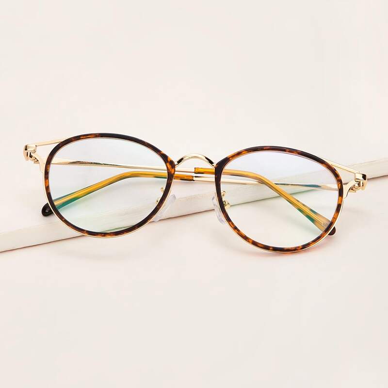 

Tortoiseshell Frame Glasses, Brown