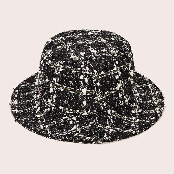 

Tweed Bucket Hat, Multicolor