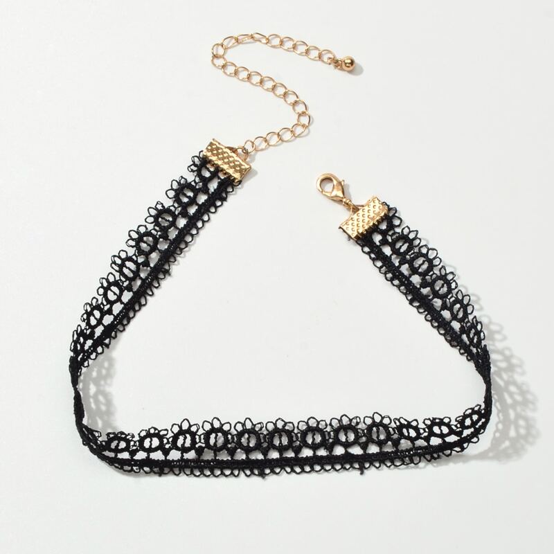 

1pc Lace Choker, Black