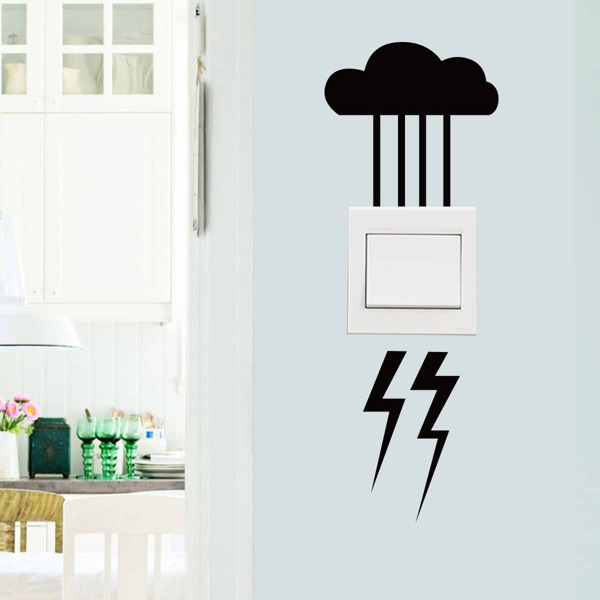 

Rain & Lightning Switch Sticker