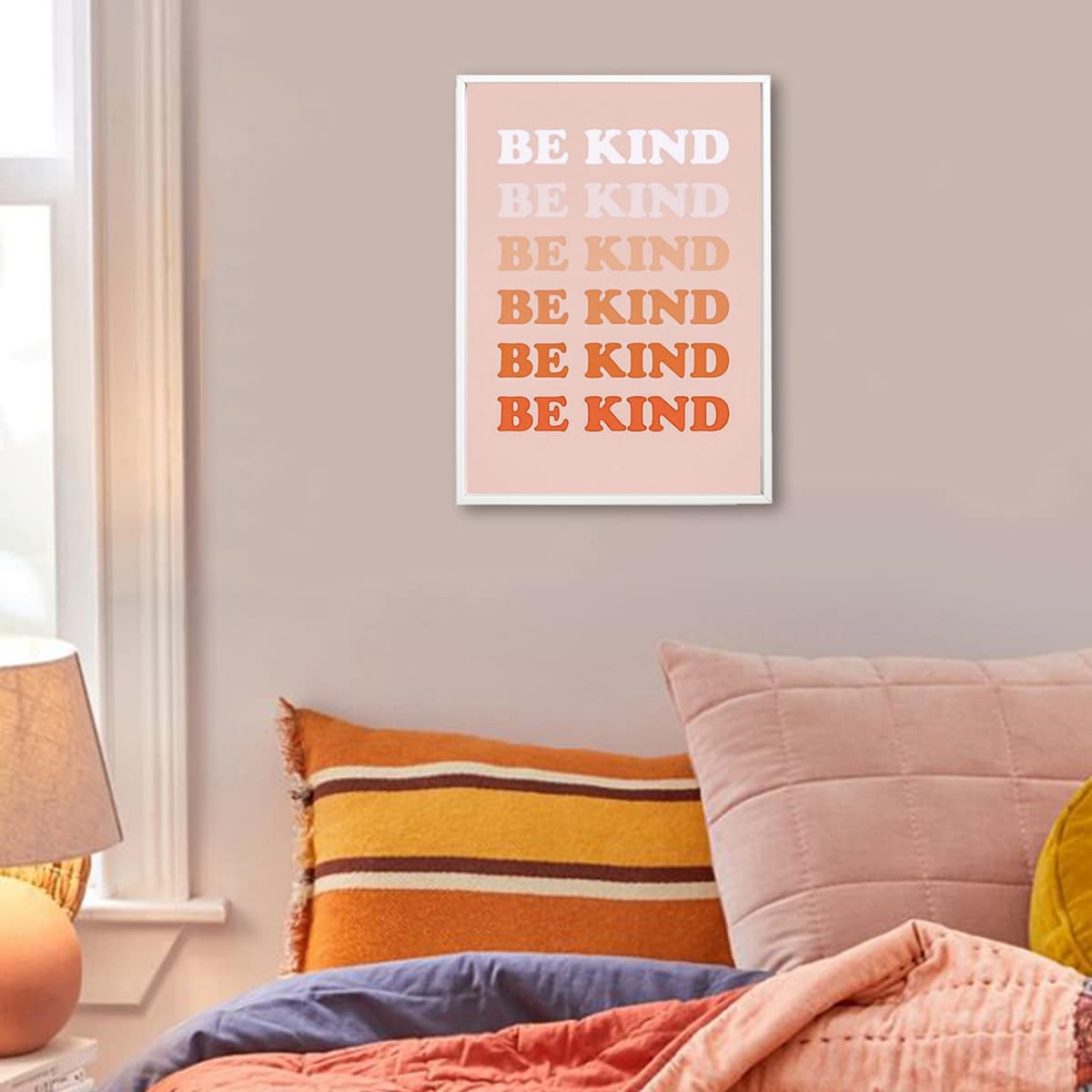 

Gradient Slogan Wall Art Print Without Frame, Multicolor