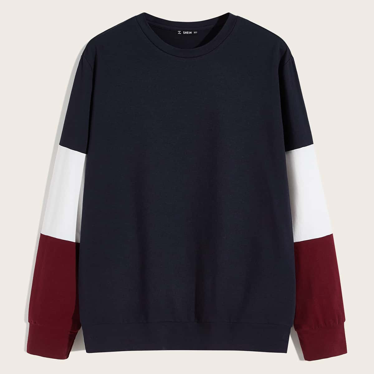 

Guys Color Block Pullover, Navy