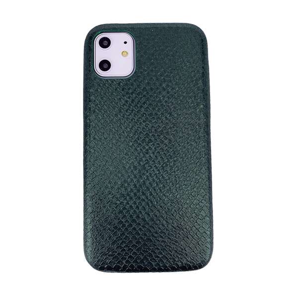

Solid Snakeskin iPhone Case, Green