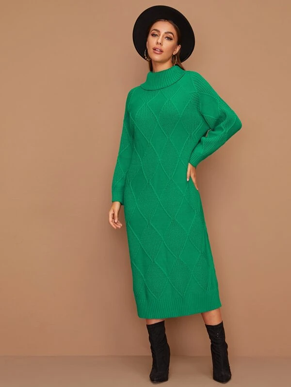 Vestido tipo sweter largo clearance