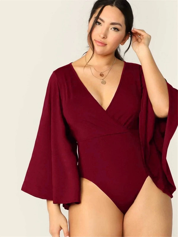 Bell sleeve bodysuit Clearance