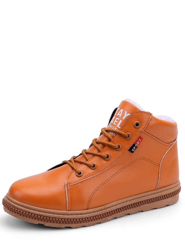 mens fur lined ankle boots