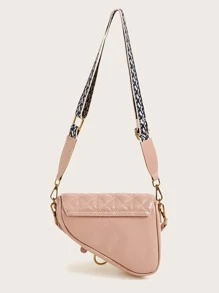 quilted saddle bag