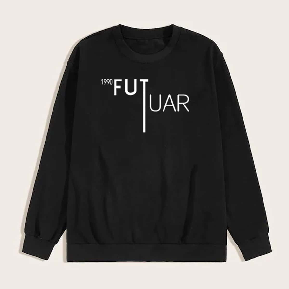 

Guys Letter Graphic Sweatshirt, Black