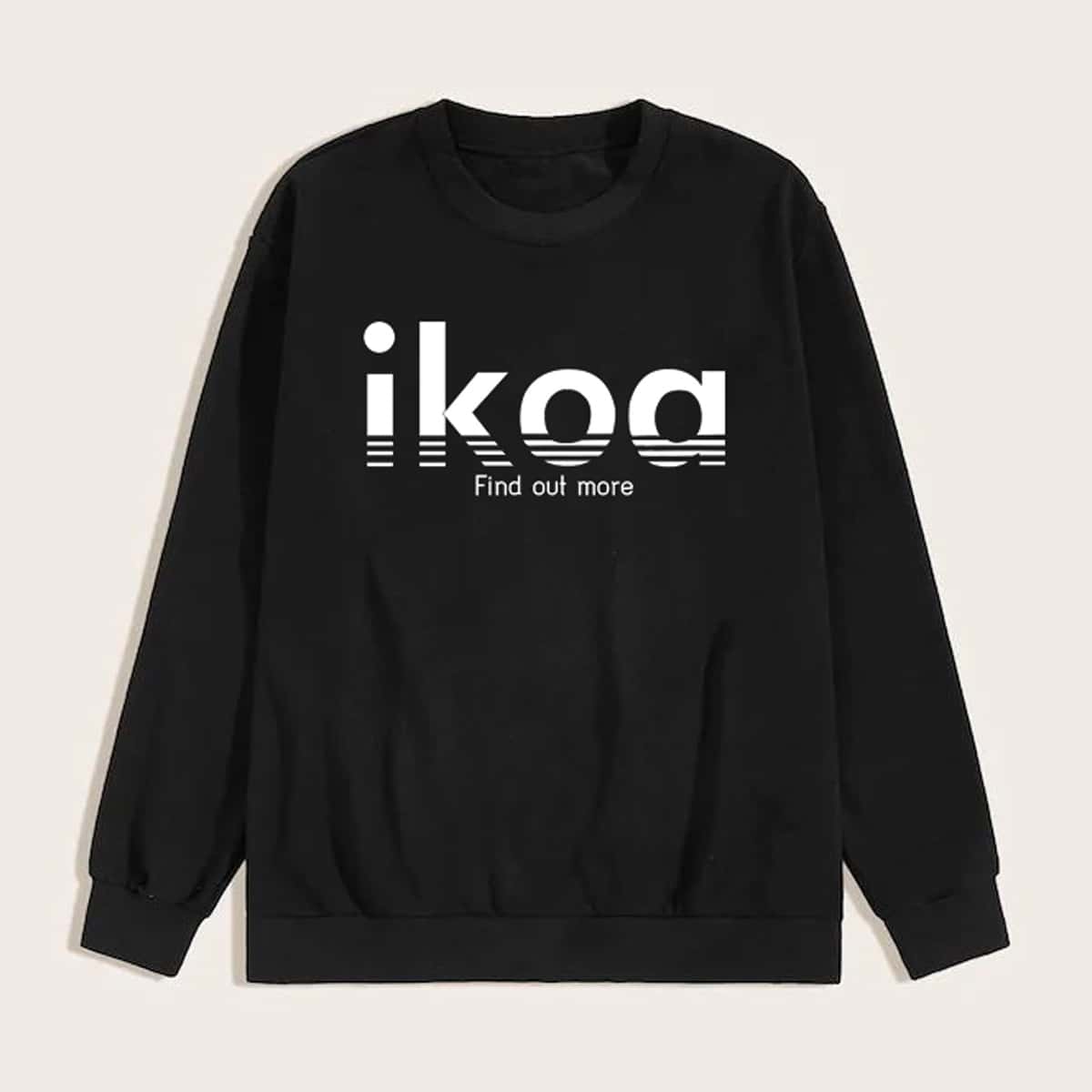 

Guys Letter Graphic Sweatshirt, Black