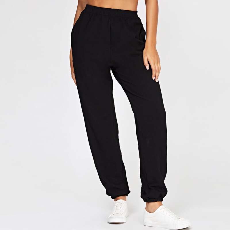 

Black Jersey Joggers