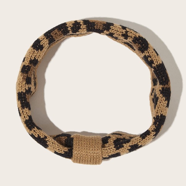 

Leopard Pattern Headband, Multicolor