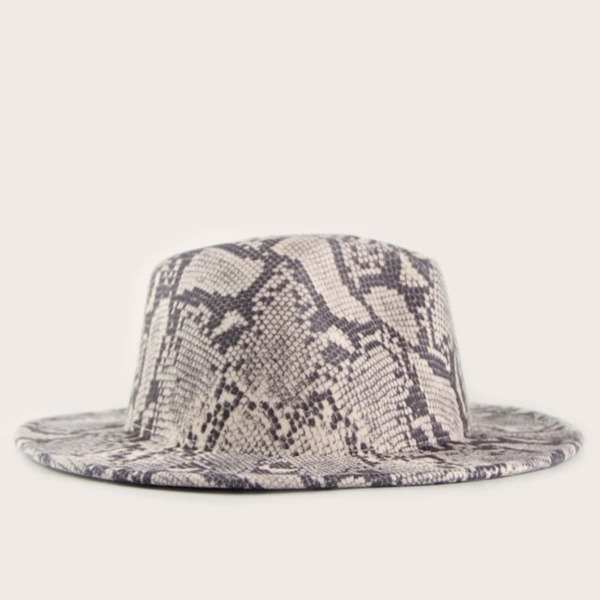 

Snakeskin Pattern Bucket Hat, Multicolor