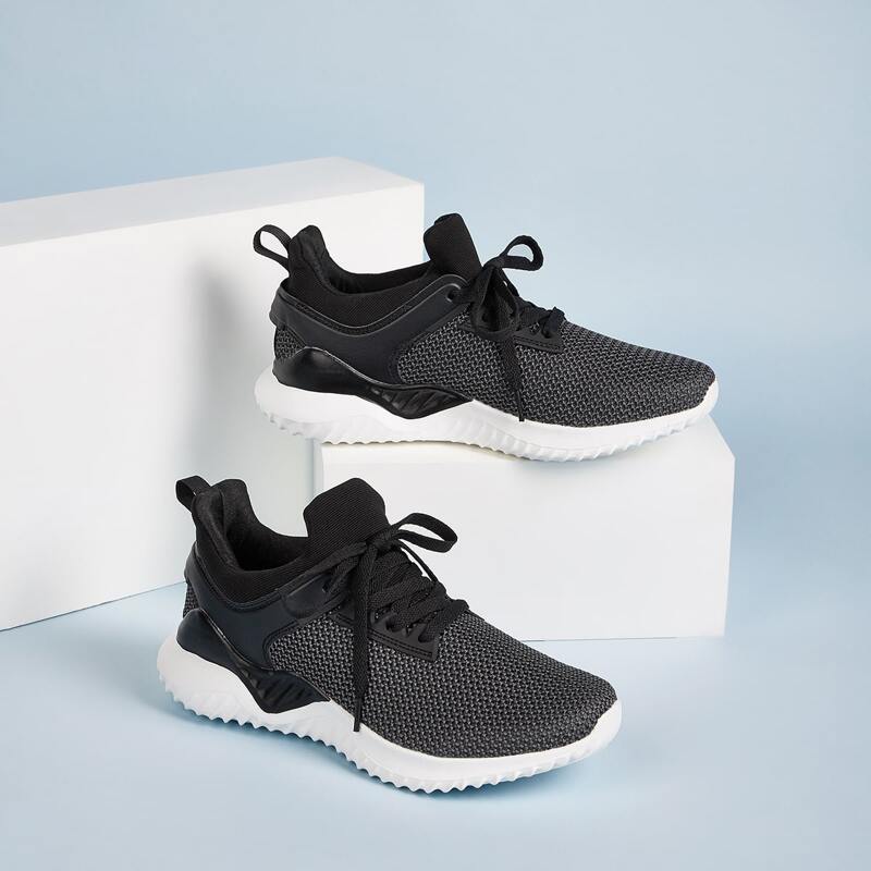 

Guys Lace-up Front Chunky Trainers, Grey