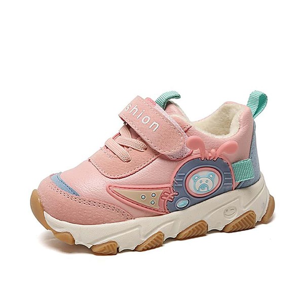 

Baby Girl Cartoon Graphic Velcro Strap Sneakers