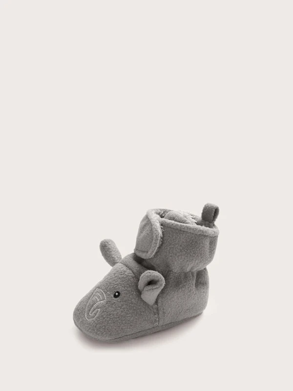 Botas De Bebe Nino Con Tira De Velcro En Forma De Elefante Moda De Mujer Shein Mexico
