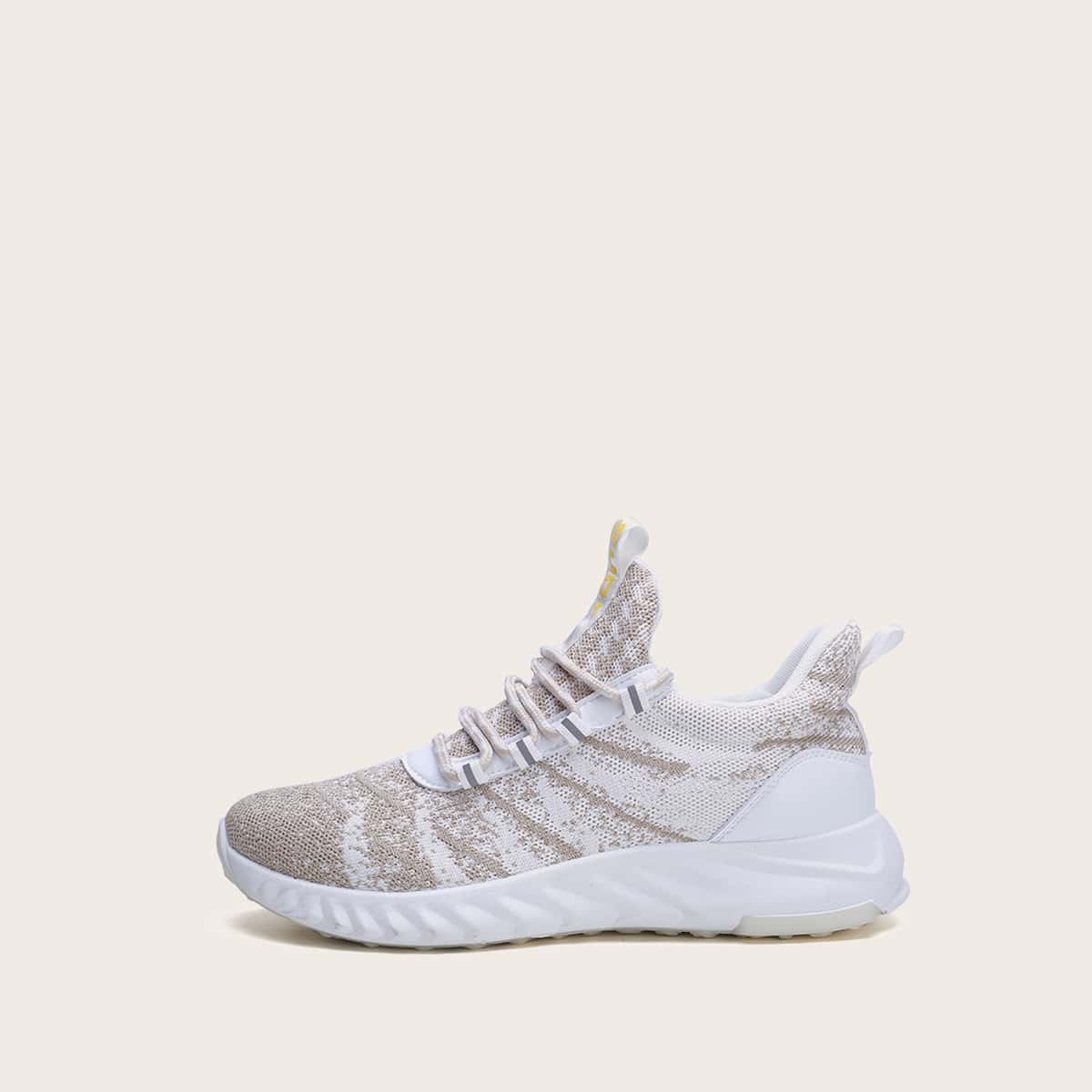 

Guys Lace-up Front Knit Trainers, Multicolor