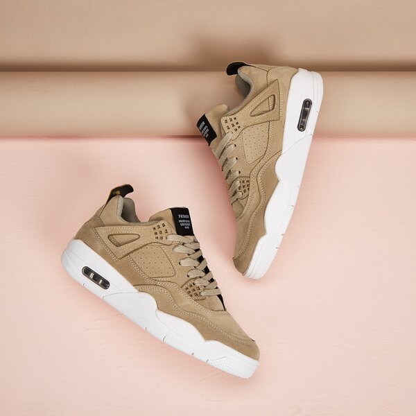 

Men Lace-up Front Perforated Chunky Sneakers