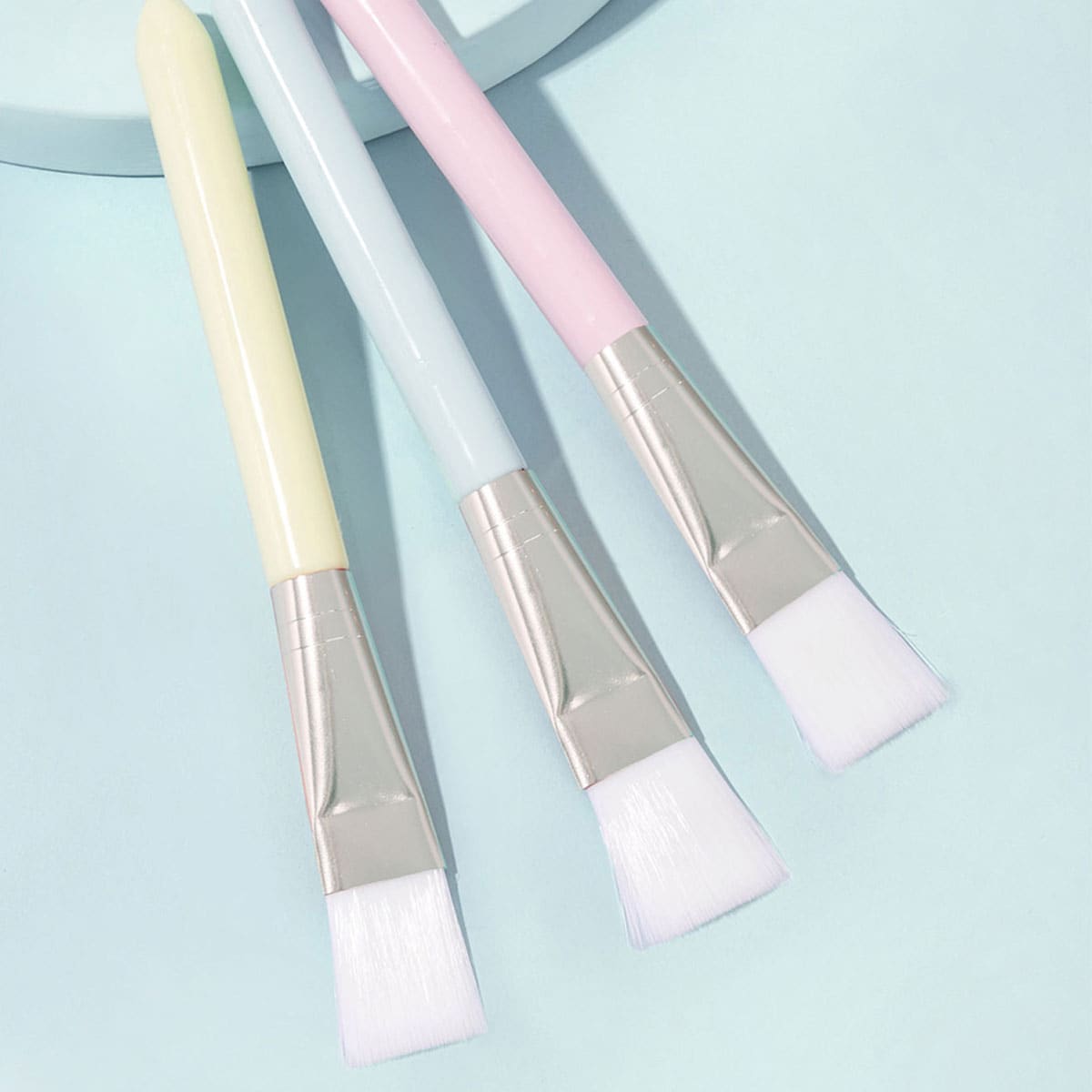 

3pcs Facial Sheet Brush, Multicolor