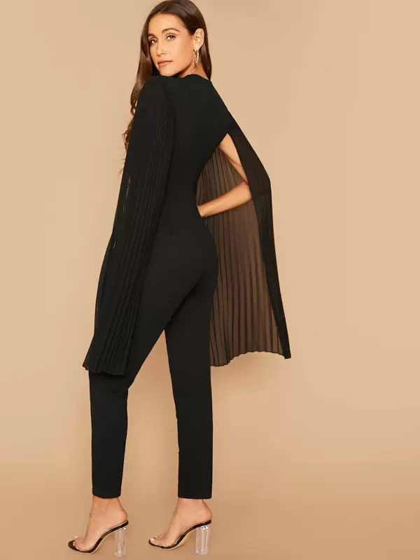 shein cape jumpsuit