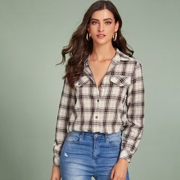 

Tartan Print Shirt, Multicolor